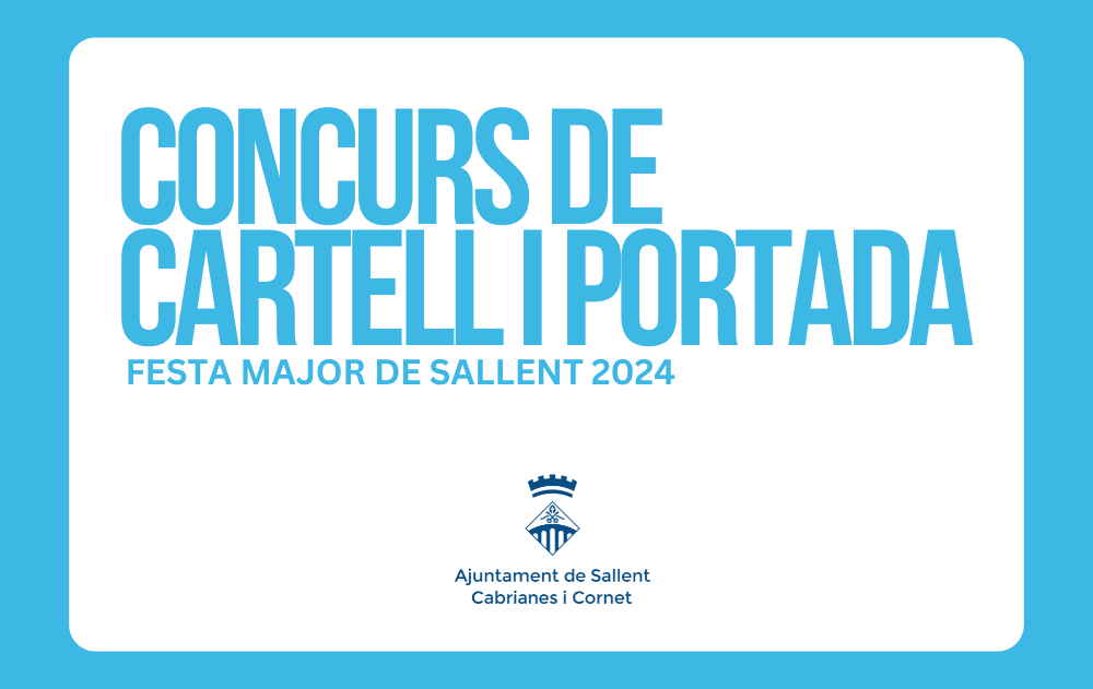 Imatge pels mitjans: Concurs cartell Festa Major 2024