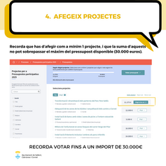 Pas 4 - votació
