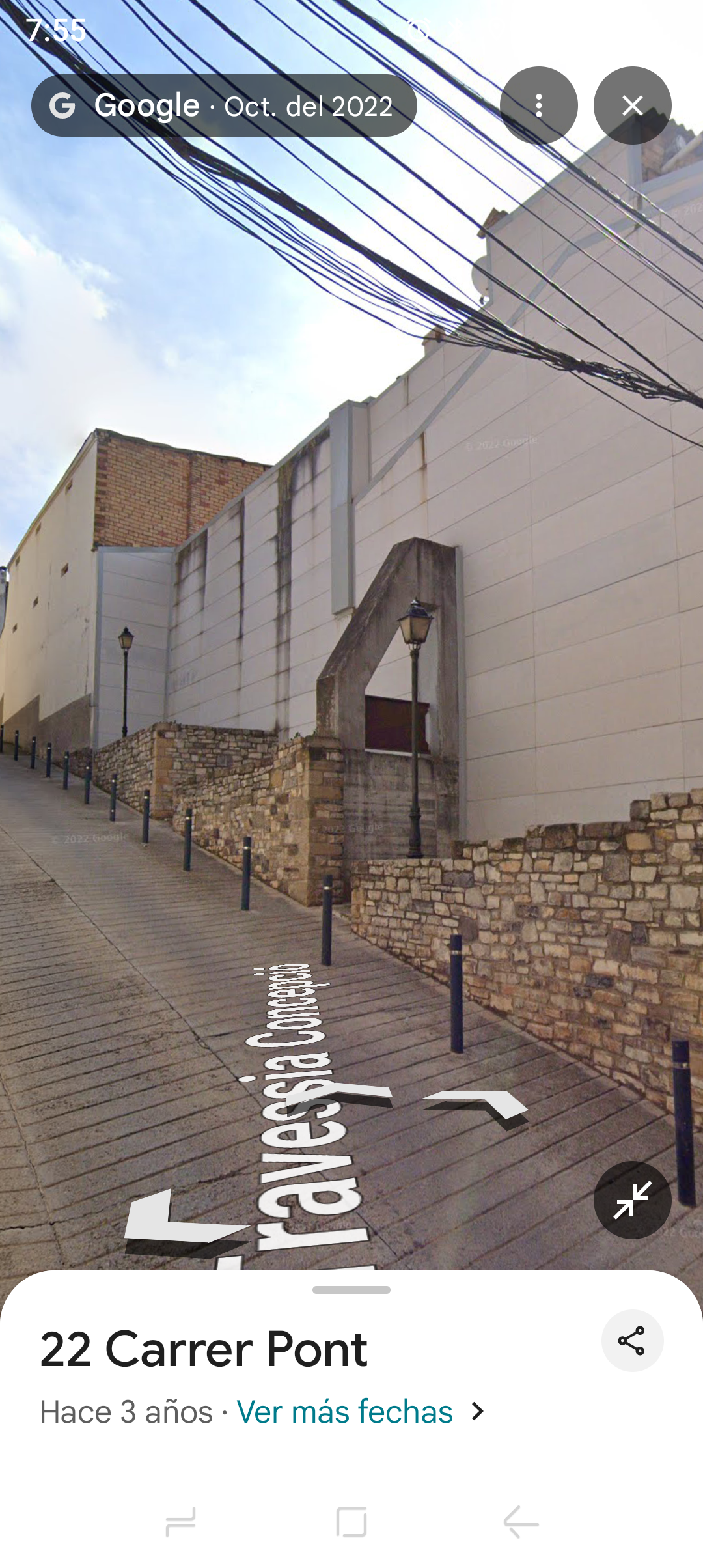 Imatge pels mitjans: Realització Mural Gran Format Accés Barri La Rampinya