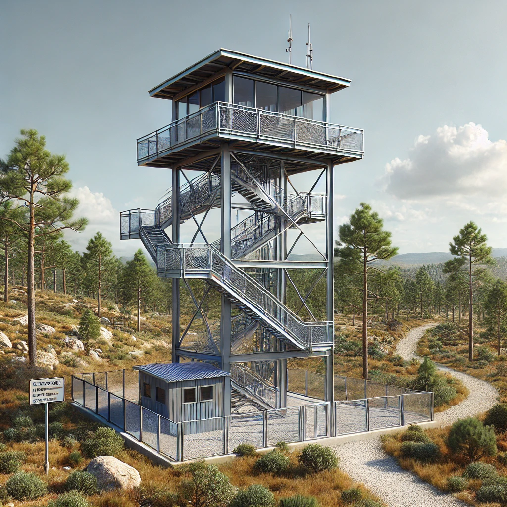 Imatge pels mitjans: Torre vigilancia ADF.